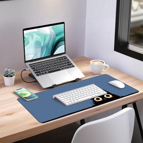 Cat Eyes Extended Gaming Mouse Pad 35.4 x 15.7 Inch – Large Cute Cat Desk Mat for Gaming, Office, and Home Use, with Non-Slip Rubber Base and Smooth Cloth Surface - color: #31, size: 35.4 x 15.7 Inch