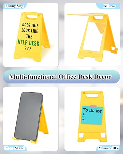 Funny Office Desk Decor, Look Like Help Desk Mini Desk Sign - style: This Look Like The Help