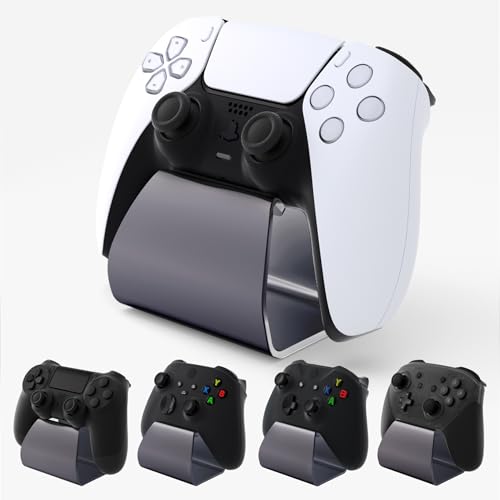 playvital Stand-AL Game Controller Stand for ps5, for ps4, Universal Desktop Display Gamepad Stand for Xbox Series X/S, Xbox One, Aluminium Metal Controller Stand Holder for Switch 2 Pro - Gray - color: Gray