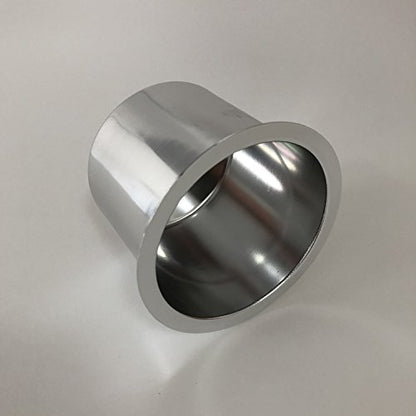 Yuanhe Aluminum Jumbo Cup Holder - 10 Pack Silver Poker Table Cup Holder Insert for Casino Game Table Sofa Boats Pontoon Marine Bench Desk RV Cars & Trucks - color: silver