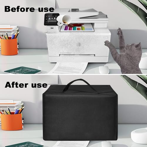 Printer Dust Cover Case for Canon MF652Cw/for Brother L3300CDW /HP M283fdw Printer - color: Black