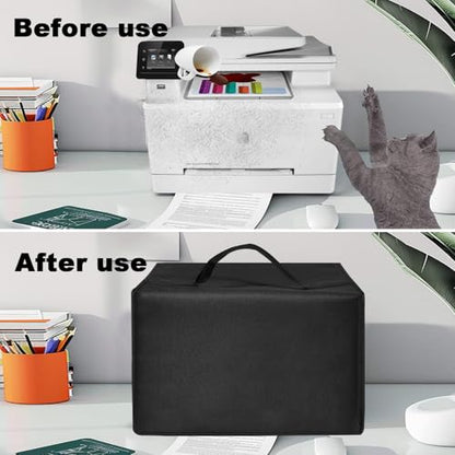 Printer Dust Cover Case for Canon MF652Cw/for Brother L3300CDW /HP M283fdw Printer - color: Black