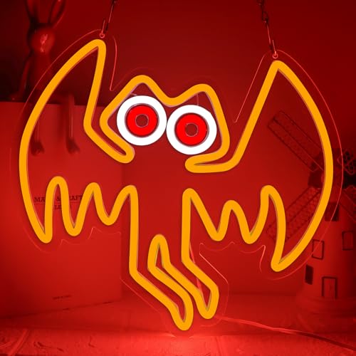 Mothman Neon Signs for Wall Decor，Led Neon Light for Bedroom Office Party，Christmas Gifts for Children - style: Mothman