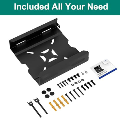 Mini PC VESA Mount for Lenovo ThinkCentre M720Q, M710Q, M715q, M900, M900x, M910Q, M73, M800z, M700, M700z, M600, 10M2,10M3, Wall & Under Desk Mount for Lenovo ThinkCentre Tiny Desktop Mini PC