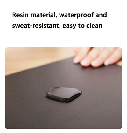 Mouse Pad, Resin Hard Surface Mouse Mat Polymer Silicone Bottom Gaming Mousepad No Smell Waterproof for Games, Office 30 x 24 cm (11.8 x 9.5in) - size: M: 11.8 x 9.5 in