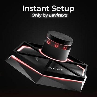 Levitexa Nimbus Levitating Display - Floating Display, Levitating Stand, Levitation Decor, Magnetic Stand, Magnetic Levitation for Figures and Toys - 400 grams Capacity