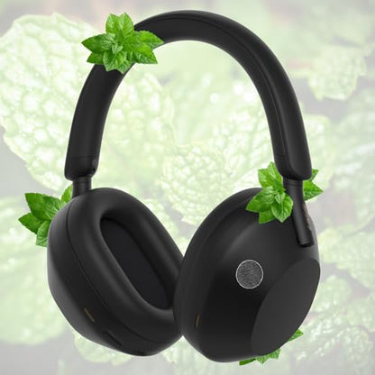 Geekria 60 Pieces Essential Oil Stickers for Headphones, Essential Oil Scented Patch for Gaming, Office, Personal Aroma, Relaxing, Refreshing (Mint Scent)