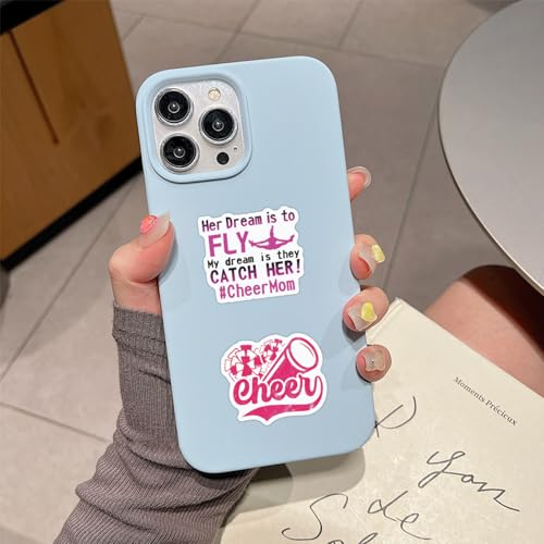 110PCS Cheer Stickers, All Vinyl Waterproof Cheerleader Decals, Perfect Cheer Gifts for Cheerleader Cheer up, Motivational Positive Stickers for Water Bottles Laptop Computer Luggage Cup - style: Cheer Stickers