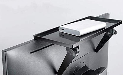 Mount Plus MP-APM-09-02 White Top Shelf TV Mounting Bracket 12-inch Wide Platform | Holds Speaker, Streaming Device, Game Console | Protective Ledges (1 Pack White Protective Ledges) - color: 1 Pack White Protective Ledges