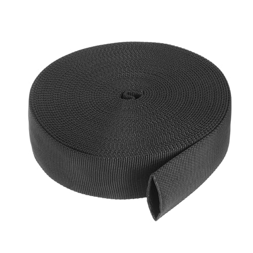 HARFINGTON Nylon Protective Hose Sleeve 0.9" ID 33FT Cable Cover Sheath Hydraulic Hose Protector Wrap for Welding Cord Tig Torch Hydraulic, Black - size: 0.9" ID 33FT