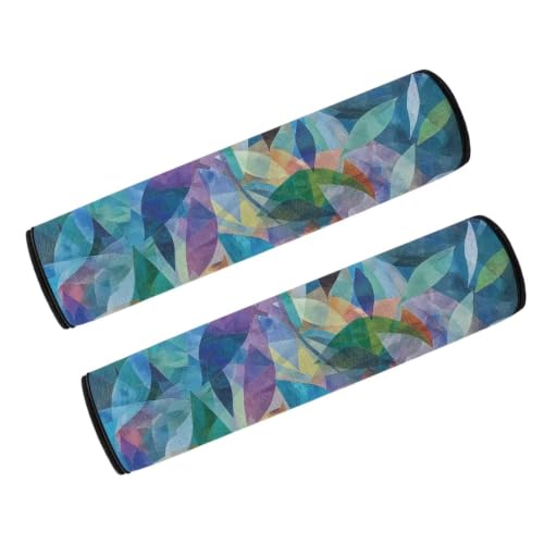 Wheelchair Armrest Covers Colorful Leaves Wheelchair Parts Accessories Portable Mobile Arm Support for Wheelchair Office Transport Chair Mobility Scooter Gift for Women Men - color: Colorful Leaves