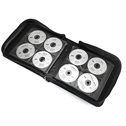 CCidea CD Case DVD Case Storage Holder-264 Capacity,Media Binder, CD Wallet, Disc Booklet, L11.4 x W 6.4 x H3.5 INCH (Black) - color: 264 Black, size: 264capacity