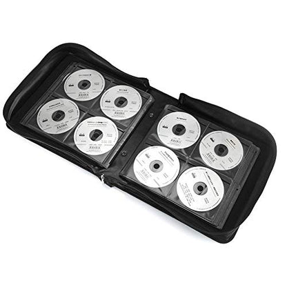 CCidea CD Case DVD Case Storage Holder-264 Capacity,Media Binder, CD Wallet, Disc Booklet, L11.4 x W 6.4 x H3.5 INCH (Black) - color: 264 Black, size: 264capacity