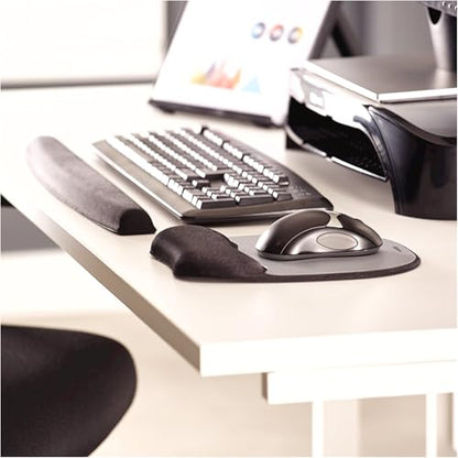Fellowes Memory Foam Keyboard Wrist Rest - Black (9178201)