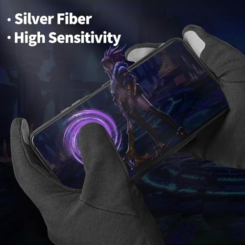 Ultra-Thin Touch Screen Stickers for Gloves, Motorcycle Gloves Touchscreen Stickers, Sensitive Mobile Gaming Accessories for PUBG Call of Duty Mobile Legends, Pack of 10 - size: Pack of 10