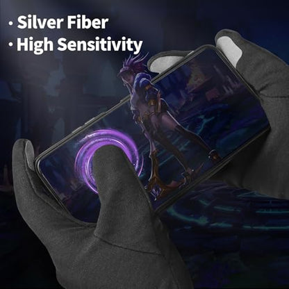 Ultra-Thin Touch Screen Stickers for Gloves, Motorcycle Gloves Touchscreen Stickers, Sensitive Mobile Gaming Accessories for PUBG Call of Duty Mobile Legends, Pack of 10 - size: Pack of 10