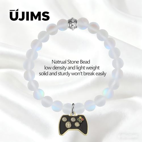 UJIMS Gamer Gift Gaming Lover Bracelet Video Game Jewelry for Game Player Geeky Game Enthusiast Gift