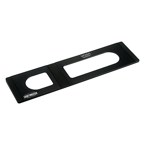 CraftMaster Union Tray for Apple Magic Keyboard and Apple Magic Trackpad 2 - Metal Dock Stand Controls Your iMac or Laptop Remotely, Premium Home and Office Accessory - Black - color: Black
