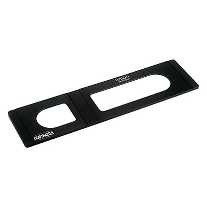 CraftMaster Union Tray for Apple Magic Keyboard and Apple Magic Trackpad 2 - Metal Dock Stand Controls Your iMac or Laptop Remotely, Premium Home and Office Accessory - Black - color: Black