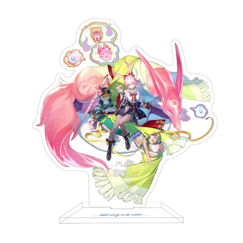 Rainteam Honkai: Star Rail Acrylic Stand Figure Amphoreus' Saga of Heroes Standee Character Decorations（Evanescia） - color: Evanescia