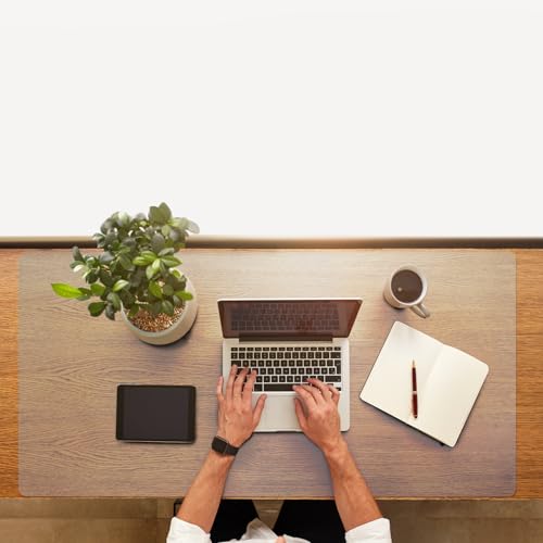 Floortex® Desktex® Anti-Microbial, Vinyl Desk Mat - size: 24" x 19"