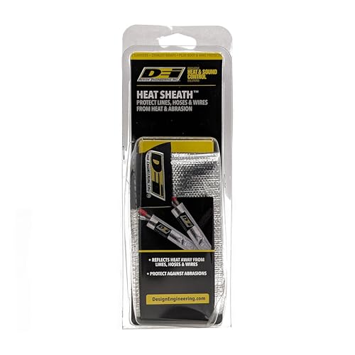 DEI Heat Sheath Aluminized Heat Sleeve 1-1/2" ID x 3 ft Heat Protection - size: 1-1/2" I.D.