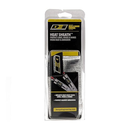 DEI Heat Sheath Aluminized Heat Sleeve 1-1/2" ID x 3 ft Heat Protection - size: 1-1/2" I.D.