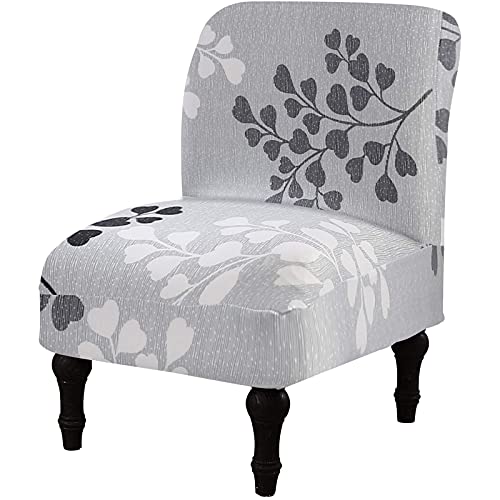 Eco-Ancheng Chair Slipcover, Removable Armless Accent Chair Cover, Polyester and Spandex, Print, Modern, Durable, Machine Washable, Chair Slipcover for Living Dining Room Hotel - color: A2