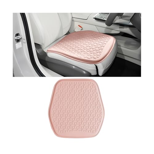 Zpana Gel Car Seat Cushion, Non-Slip & Comfortable Automotive Chair Protector Pad for Driving, Breathable Vehicle Interior Mat Cover Accessories, Universal for SUV Sedan Truck (Pink) - color: Pink