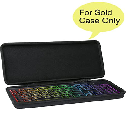 co2CREA Hard Case Replacement for Razer Cynosa Chroma/Cynosa V2 / Ornata V2 / Blackwidow V3 Pro/Blackwidow V3 / Huntsman Elite/Huntsman V2 Analog Gaming Keyboard - size: for Full Size Keyboard