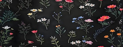 Large Gaming Mouse pad,Flower Branch Pattern Cute Anti Slip Rubber Base Mouse pad, Suitable for Computer, Laptop, Office Desk Accessories - color: Flower Branch Pattern Cute