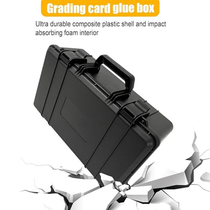 Graded Card Case - Storage Box for 120+ CSG, BGS, SGC, Top Loaders Graded Sports Trading Cards with 6 EVA Foam - size: XXL (holds 120+ Graded Cards)