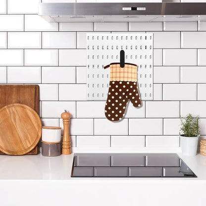 Black Pegboard Clips, 20 Pcs Metal Pegboard Accessories Clips, Pegboard Clips for Hanging Photos, Pegboard Attachment Clips for Kitchen, Bathroom, Living Room, Office - color: Black