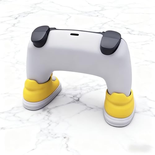 Gaming Controller Holder, Creative Video Game Controller Storage Rack for Gamepads, Shoe-Shaped Gamepad Holder, Playful Organizer, Fun Decor, Controller Stand Red