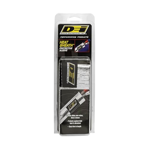 DEI Heat Sheath Aluminized Heat Sleeve 1-1/4" ID x 3 ft Heat Protection - size: 1-1/4" I.D.