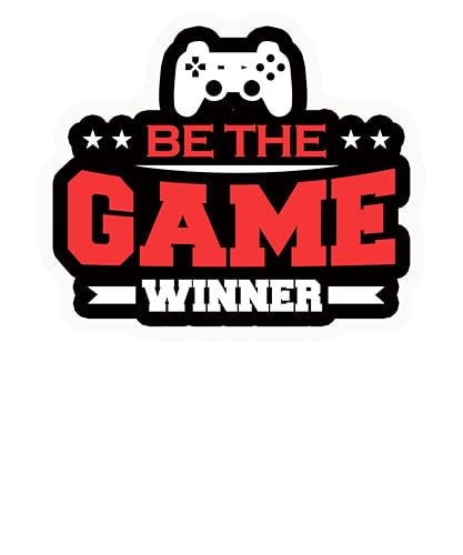 Gaming Funny Gamer Sticker, 5 inches - Wall, Car Bumper Sticker, Decal Waterproof Removable (C) - color: C