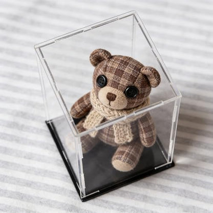 uxcell Acrylic Clear Display Case Box Dustproof Protection Showcase Cube Collectibles Show Box 7.9x7.9x9.8inch - size: 7.9x7.9x9.8inch