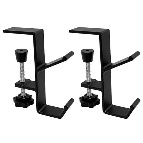 2 Pcs Adjustable Purse Hooks Heavy Duty Bag Hanger for Table | Hooks Bag Hanger for Desk Fireplace, Bag Holder for Table for Desk Key Backpack - size: 2 Pieces