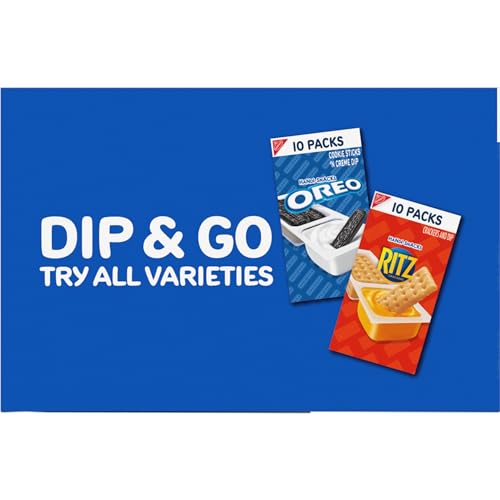 Handi-Snacks OREO Cookie Sticks 'N Creme Dip Snack Packs, 20 Count (Pack of 2) - size: 20 Count (Pack of 2)