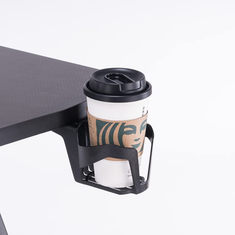 Gaming Drink Cup and Headphone Holder,Anti-Spilling Cup-Holster and Microphone Hook for Table Desk Side Bottle