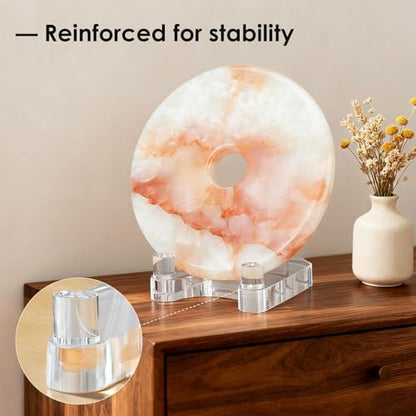 Acrylic Easel Display，Plate Stand for Display，Adjustable Clear Display Holder for 8" to 12" Platter, Book, Card, Frame, Picture, Artwork, Plaque ( Large-1pc 8"-12") - size: Large-1pc(8"-12")
