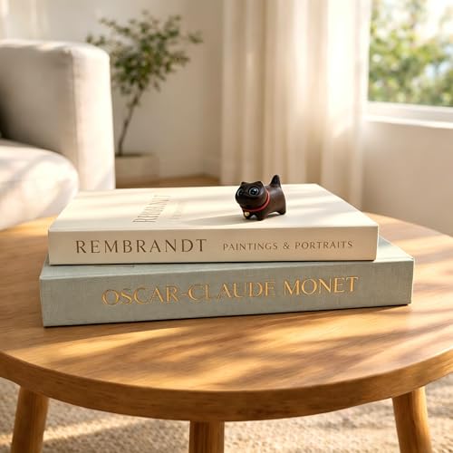 Decorative Books for Coffee Table – Linen Fake Book Decor with Hidden Storage, Decorative Book Storage Box Set for Living Room, Bookshelf & Home Decor Aesthetic Set of 2 - color: Sage/Beige