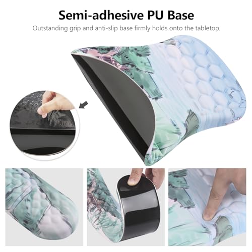 Ergonomic Mouse Pad Wrist Rest, 2 in 1 Keyboard Pad for Office(Landscape) - color: Landscape