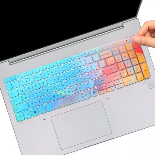 Keyboard Cover for 2026 2025 HP EliteBook 660 G11 16"/EliteBook 665 G11 16", HP ProBook 460 465G11 16 inch Laptop Accessories Protective Keyboard Cover Skin US Layout -Stylish Colorful - color: Colorful
