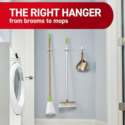 Command Broom and Mop Gripper, 3-Pack, Organize Damage-Free - size: Large, style: 3 Broom Grippers