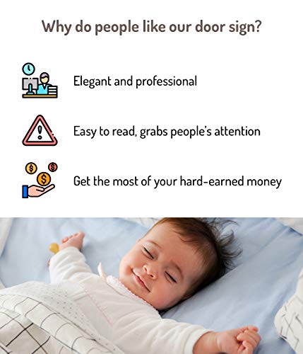 Do Not Disturb Door Hanger Sign, 2 Pack (Printed on Both Sides), 9.3″x3.5″PVC Plastic, Please Do Not Disturb Sign for Home, Office, Hotel, Bathroom, Bedroom, Pumping, Breastfeeding, Therapists, Clinic - color: Regular