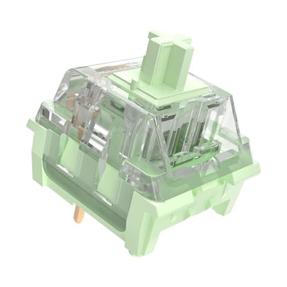 ZhouWang Jasmine Green Switch,3 Pin Replacement Pre-Lubricated Dustproof Clicky Keyboards Switch,Suitable clickers for 3D Prints and MX Mechanical Keyboard（36Pcs） - color: Jasmine(Clicky), size: 36Pcs