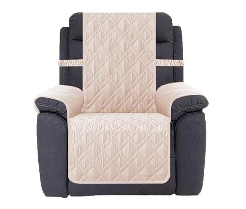 Ameritex Waterproof Nonslip Recliner Cover Stay in Place, Dog Chair Cover Furniture Protector, Ideal Recliner Slipcovers for Pets and Kids (Babypink, 23") - color: Babypink, size: 23"