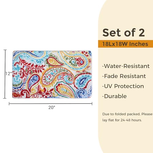 FUNHOME Water Resistant Outdoor Lumbar Pillow Covers 12x20 inch Set of 2,Zipper Pillows Cover,Home Decorative for Sofa Headrest,Patio Furniture Couch Chair Pillows Cover Only(Phoenix) - color: Phoenix (Cover Only), size: 20" x 12" (Pack of 2)
