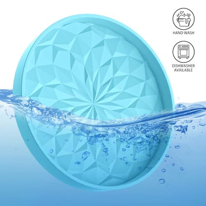 ME.FAN Car Coasters for Cup Holders [4 Pack] - 2.75In Silicone Auto Mug Mats - Universal Non-Slip Recessed Car Interior AccessoriesSky Blue - color: 4pack-sky Blue